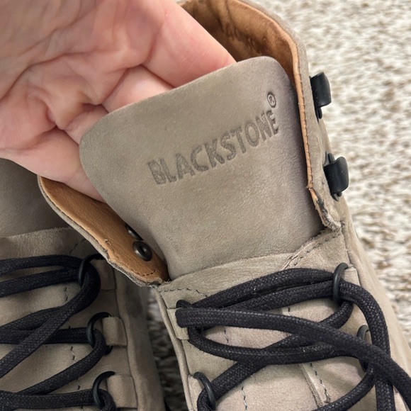 Blackstone wild dove grey lace up ankle boots 39 - Picture 2 of 9